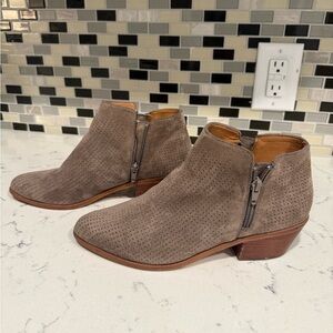 J Crew Women's Taupe Ankle Boots